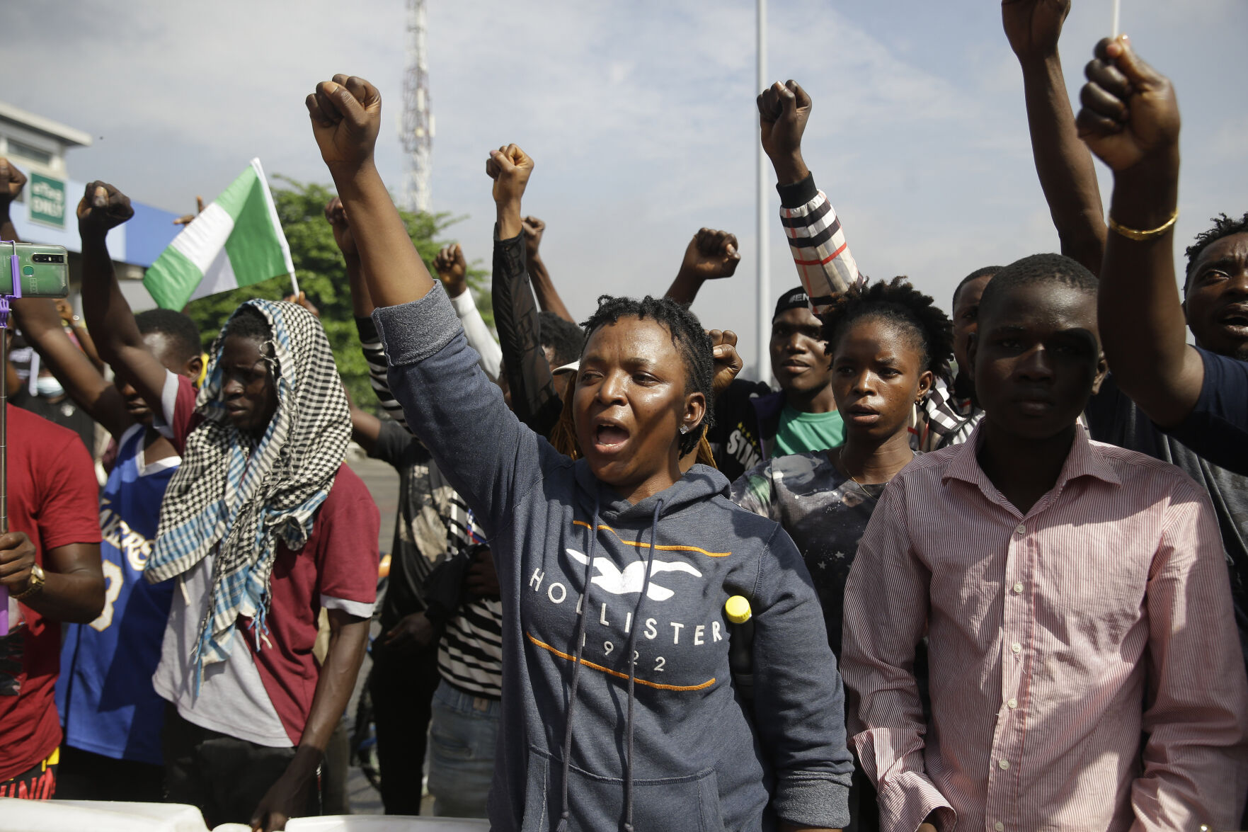 Nigeria Police Protest